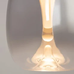 LED-hængelampe Splash, røggrå, Ø 20 cm, glas^Maytoni Outlet