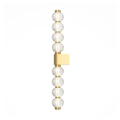 Maytoni Væglamper>LED-væglampe Amulet, lineær, 76 cm, klar/guld