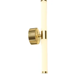 Maytoni Væglamper|Væglamper>LED-væglampe Axis, guldfarvet, højde 35,6 cm