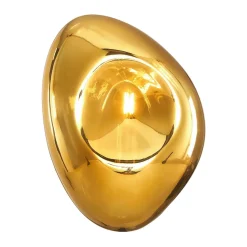 Maytoni Mabell væglampe af glas, guld