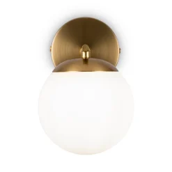 Maytoni Gang|Væglamper>Marble væglampe med glasskærm