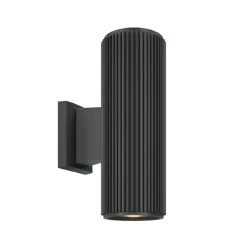 Maytoni Rando udendørs væglampe, 2 lyskilde, sort