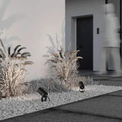 Maytoni Udendørs Spot>Scope spot med jordspyd, sort, aluminium, IP65