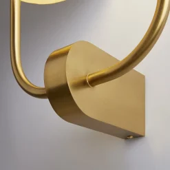 Tropic væglampe, højre, messing, 2 lyskilder, metal^Maytoni New