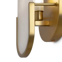 væglampe Marmo, guld, metal/sten, højde 30,5 cm^Maytoni Clearance