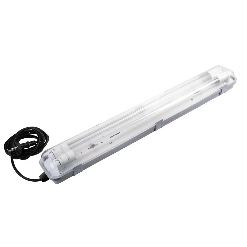 MEGAMAN plantepære Rocca, bredde 10 cm, 2 x T8, IP65