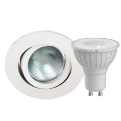 MEGATRON DecoclicSet LED-indb.spot GU10 5 W hvidt