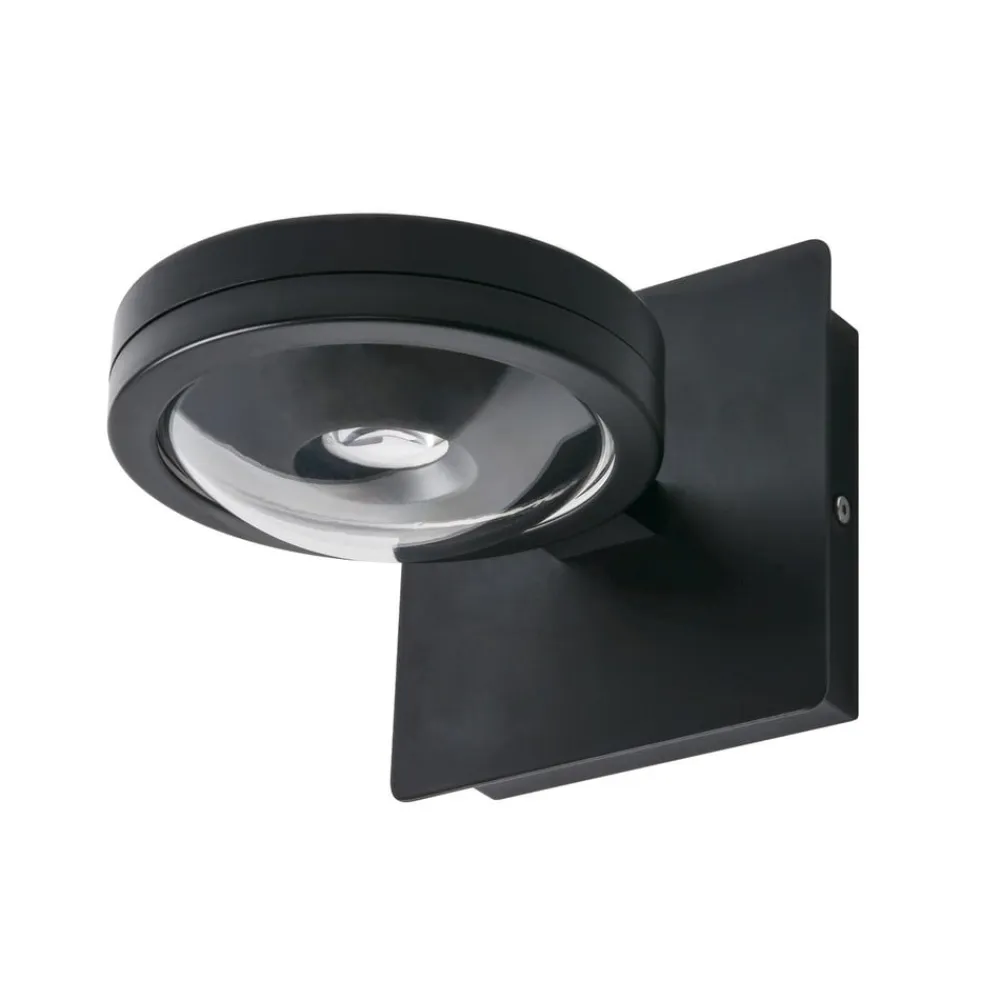 Solo Punto LED-væglampe, mat sort^MEGATRON Online