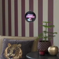 Merry Christmas 3D-hologramkugle, 64 LED'er^Konstsmide Christmas Clearance