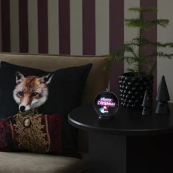 Konstsmide Christmas Merry Christmas 3D-hologramkugle, 42 LED'er