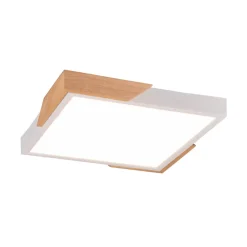 Reality Leuchten Loftlamper>Meta LED-loftlampe, 31,5x31,5 cm, 3.000 K, hvid