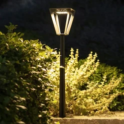 Les Jardins Solcelle Lampe Med Sensor|Solcellelamper>Metro LED-gadelampe med solcelle og sensor, grå
