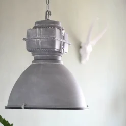 Mexlite Densi hængelampe, grå, Ø 47 cm, metal^Steinhauer