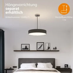 Mia loftslampe, sort, Ø 60 cm^Smartwares Hot