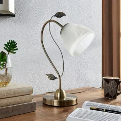 Michaline - tiltalende bordlampe^Lindby Discount