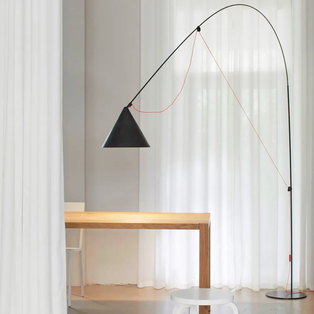 AYNO XL gulvlampe sort/orange 3.000 K^midgard Sale