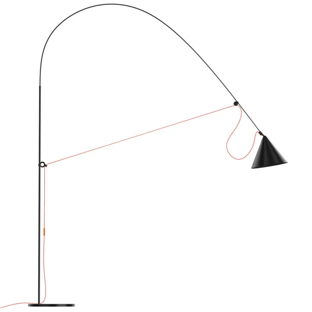 AYNO XL gulvlampe sort/orange 3.000 K^midgard Sale