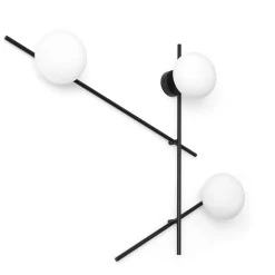 Mikado væglampe, mælkehvidt glas, 3 lyskilder^Sforzin Sale