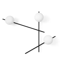 Mikado væglampe, mælkehvidt glas, 3 lyskilder^Sforzin Sale