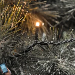 Konstsmide Christmas Mikro udendørs LED-lyskæde, der kan skiftes via app