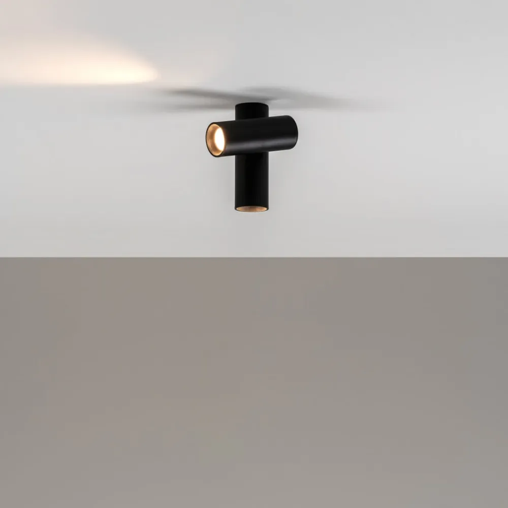 Milan Iluminación Spotlights>Milan Haul LED-loftlampe, 2 lyskilder, sort