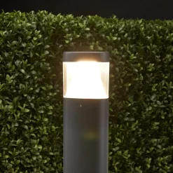 Lucande Milou - LED-sokkellampe i aluminium