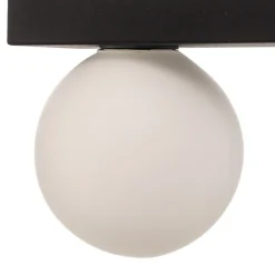 Markslöjd Mini loftlampe til bad, 3 lyskilder, sort, glas/metal