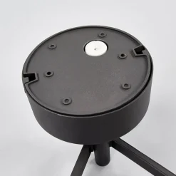 Lucande Mirco udendørs LED-væglampe med sensor, ringformet