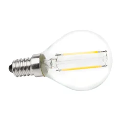 Müller-Licht Filament Pære>Müller Licht LED-filamentpære E14 G45 2 W 827 klar