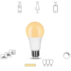 tint Dæmpbar Led-Pære|Smarte Lyskilder>Müller Licht dimming LED-pære E27, 9W 2.700K