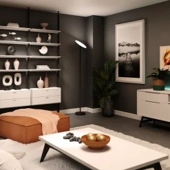 tint Gulvlamper|Gulvlamper>Müller Licht LED ceiling washlight Pavo, RGB, CCT, metal