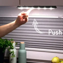 Mobina Push 10 LED-møbellampe med batteri, sort^Müller-Licht Clearance