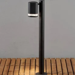 Konstsmide Gadebelysning>Modena LED-pullertlampe i sort