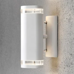 Modena udendørs væglampe, 2 lyskilder, hvid^Konstsmide Sale