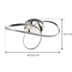 Moderne designet LED-loftlampe Saliha^Lindby