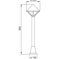 Albert Leuchten Gadebelysning>Moderne gadebelysning 177 i hvid
