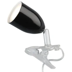 Moderne LED-klemmelampe LEO i sort^Brilliant Discount