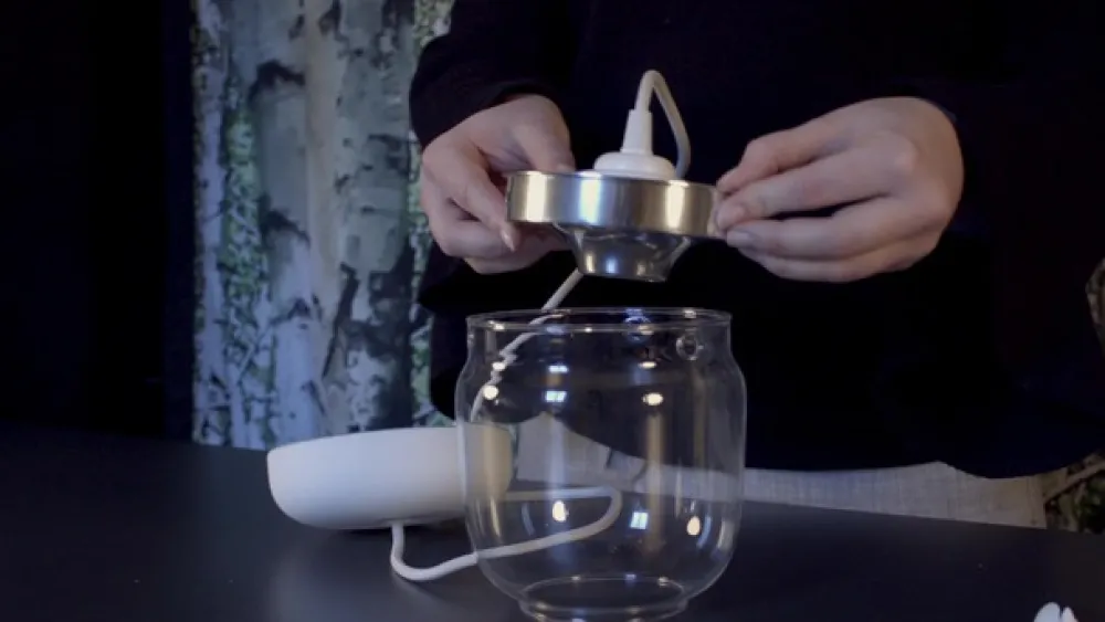 UMAGE Pendellamper>Moderne pendellampe Acorn, sort og kobber