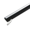 Hera ModuLite F LED-underskabsbelysning, sort, 60 cm, 3.000 K, aluminium