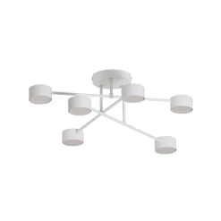 EMIBIG LIGHTING Modus 6 loftlampe, stål, 6 lyskilder, GX53, hvid