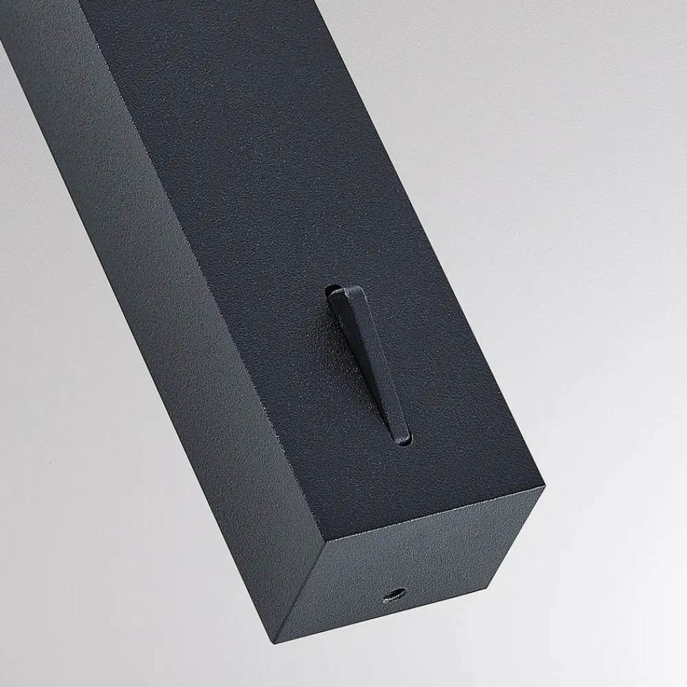 Molto Luce Væglamper>Arok LED-væglampe, sort, aluminium, fremspring 49 cm