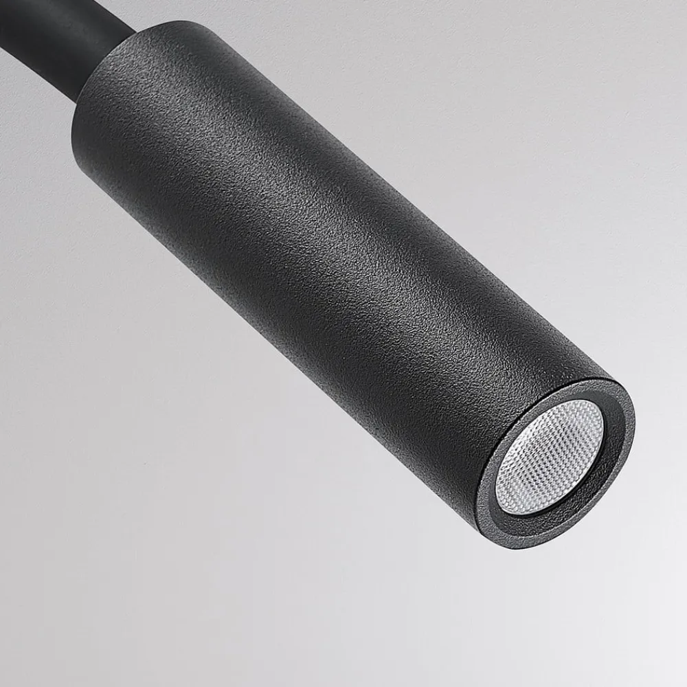Molto Luce Væglamper>Arok LED-væglampe, sort, aluminium, fremspring 49 cm