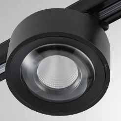 Molto Luce LED 3-faset skinnespot Mag , sort, 830