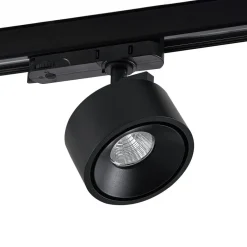 Molto Luce LED 3-faset skinnespot Magis, sort, 827