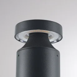 LED-sokkellampe Mona, Ø 10 cm, aluminium, højde 45 cm^Molto Luce Sale