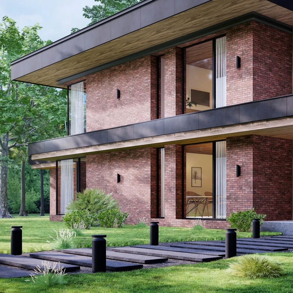 Molto Luce Sokkellamper>LED-sokkellampe Mona, Ø 18 cm, aluminium, højde 45 cm