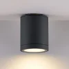 Molto Luce Udendørs Loftlamper>udendørs spotlampe Foris Round SD, antracit, aluminium