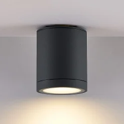 Molto Luce Udendørs Loftlamper>udendørs spotlampe Foris Round SD, antracit, aluminium