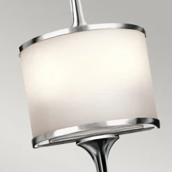 KICHLER Væg- Og Spejllamper>Mona LED-væglampe IP44 højde 55,9cm, poleret krom