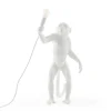 Monkey Lamp deko LED-bordlampe, hvid, stående^SELETTI
